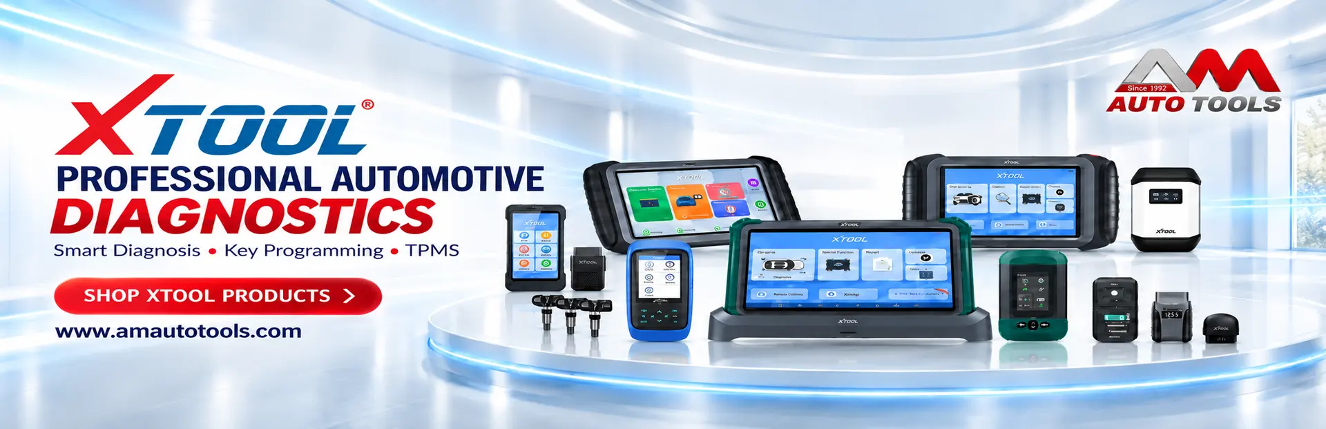 XTOOL professional automotive diagnostics, key programming and TPMS