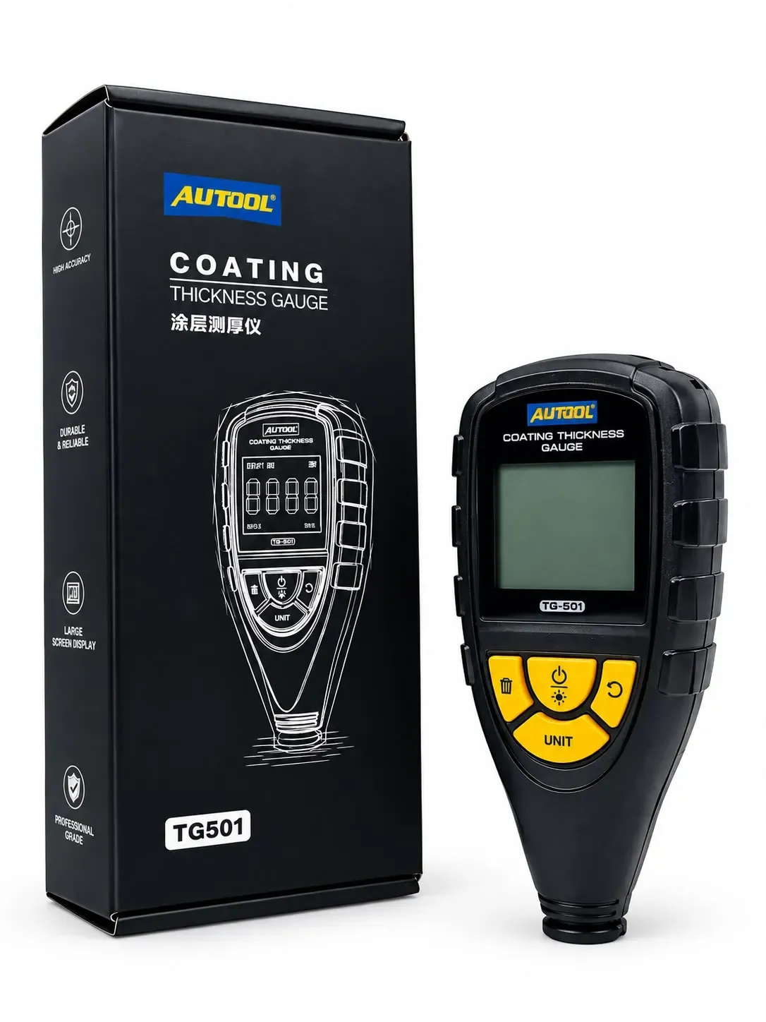 AUTOOL TG501 Paint Thickness Gauge/Tester