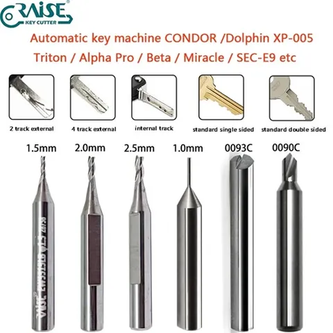 RAISE SOLID CARBIDE END MILL CUTTER FOR AUTOMATIC (CNC) KEY CUTTING MACHINE