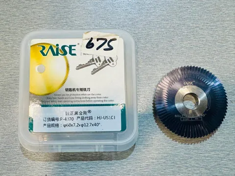 RAISE Carbide Milling Cutter (60×7.2×12.7) for US101 Key Machine