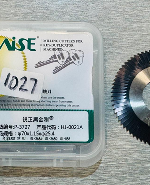 RAISE Carbide Side Face Milling Cutter (70x1.15x25.4) for Gladaid Key Machine