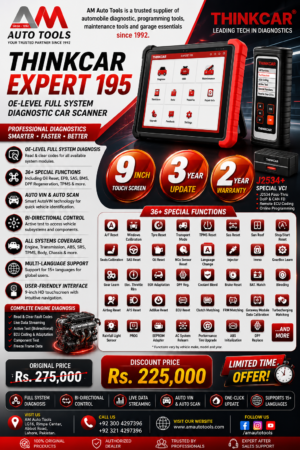 THINKCAR Expert 195 OE-Level Full System Diagnostic Car Scanner