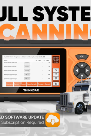 Thinkcar NEW ThinkScan HD - 5" Heavy Duty Scanner with Lifetime Free Updates