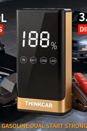 THINKCAR 16000mAh Car Jump Starter 1000A Starting Current Portable Car Charger Booster