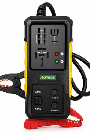 AUTOOL RT120 12V Automotive Relay Tester – 4-Pin & 5-Pin Relay Diagnostic Tool